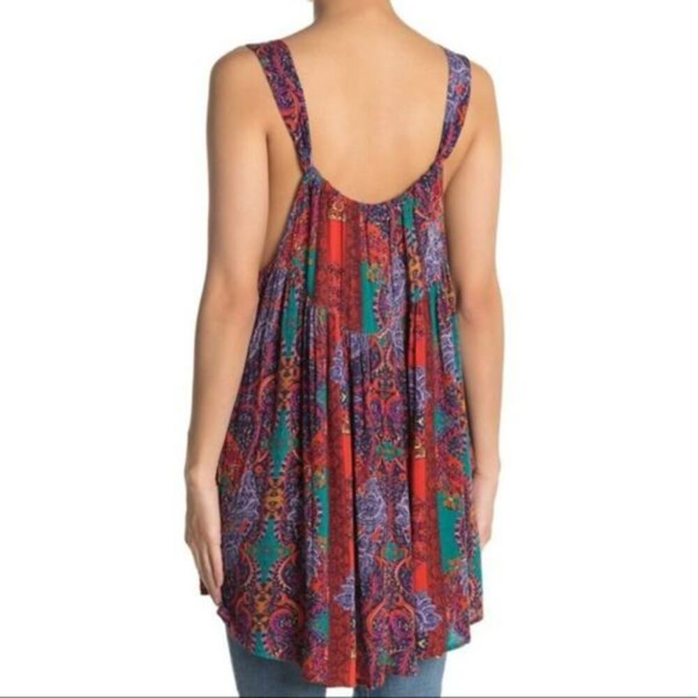 Free People Count Me In Trapeze Tunic Tank‎ Top NWT Size XS - Picture 2 of 6